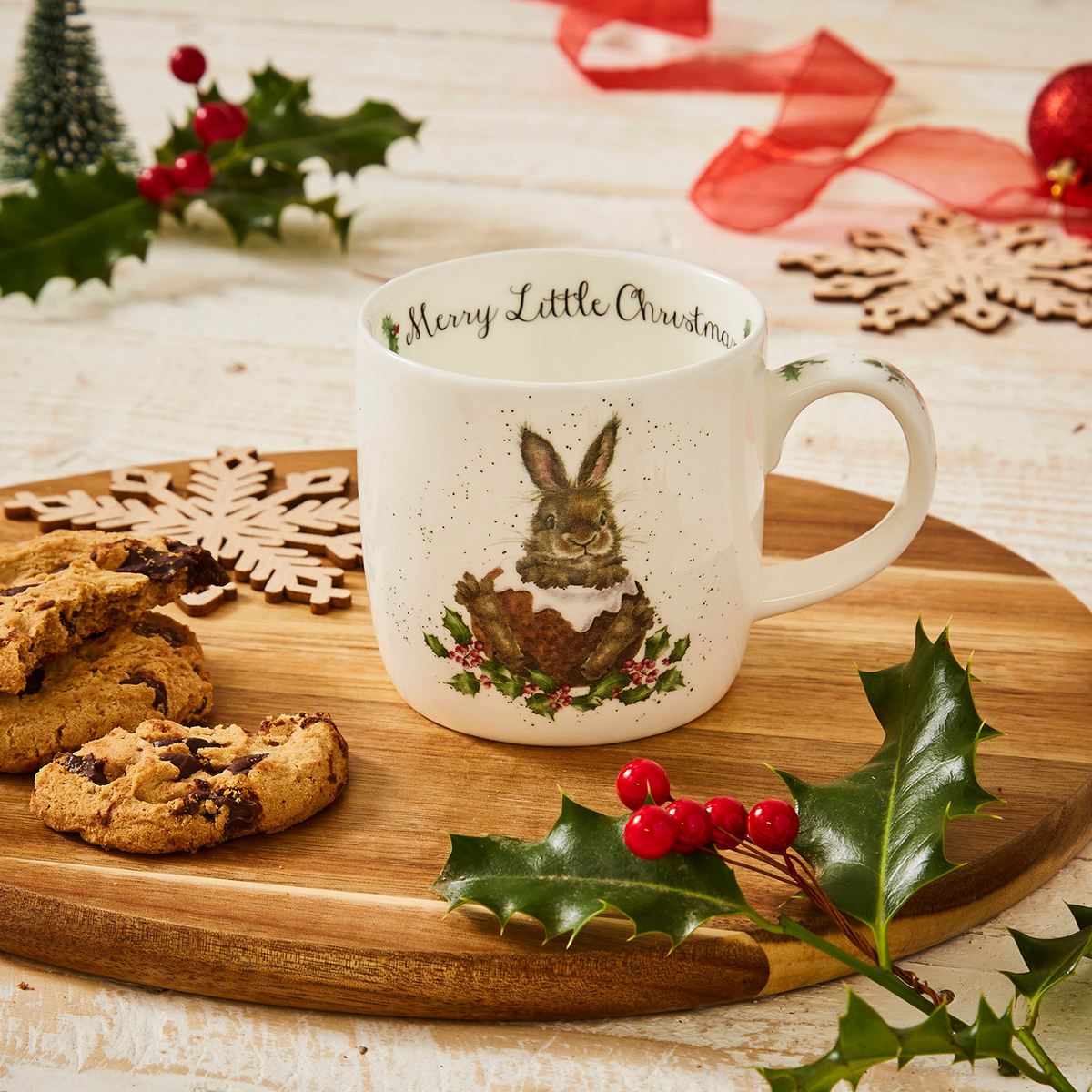 Wrendale Designs Merry Little Xmas Mug image number null